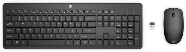 HP 235 Wireless Mouse and Keyboard Combo toetsenbord Inclusief m