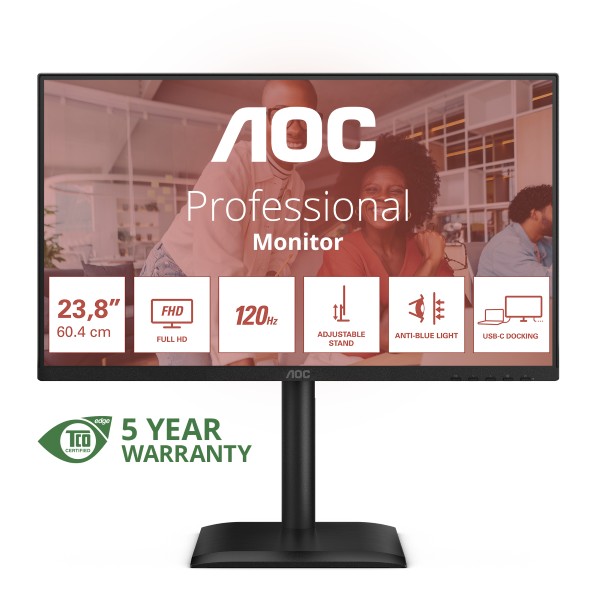 AOC E4 24E4CV computer monitor 60,5 cm (23.8") 1920 x 1080