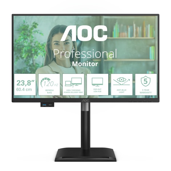 AOC 24P4CV computer monitor 60,5 cm (23.8") 1920 x 1080 Pix