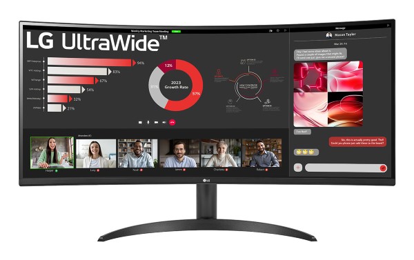 LG 34WR50QK-B computer monitor 86,4 cm (34") 3440 x 1440 Pi