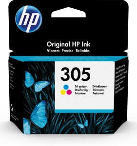 HP 305 Tri-color Original Ink Cartridge inktcartridge 1 stuk(s)