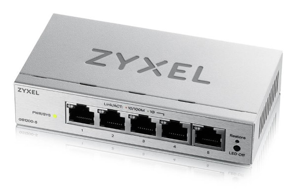 Zyxel GS1200-5V3 Managed L2 Gigabit Ethernet (10/100/1000) Deskt