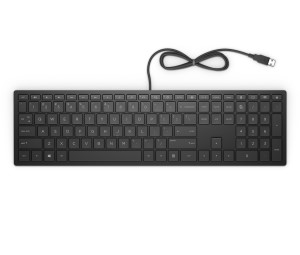 HP 4CE96AA toetsenbord USB QWERTY Zwart