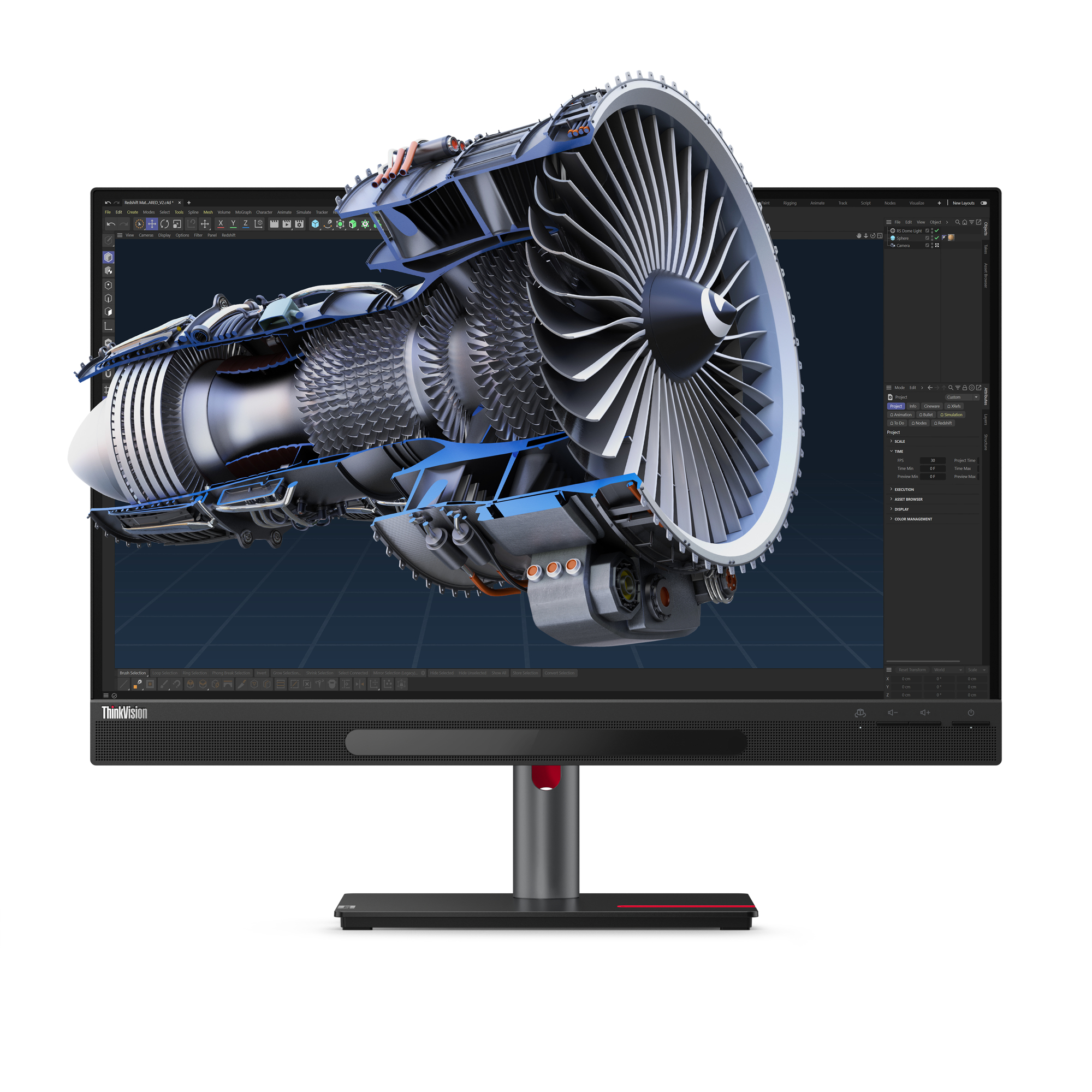 Lenovo ThinkVision 27 3D LED display 68,6 cm (27") 3840 x 2