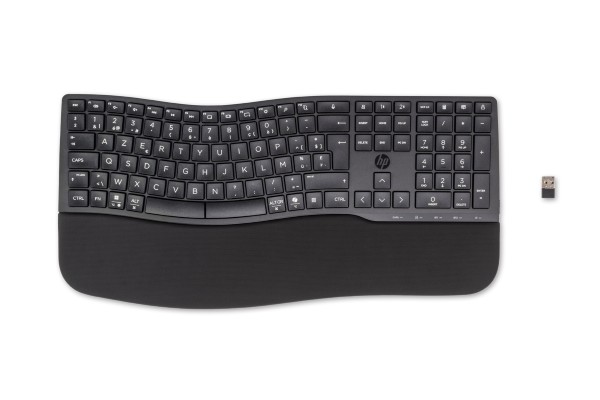 HP 680 Comfort Dual-Mode Keyboard toetsenbord Thuis RF-draadloos HP 680 Comfort Dual-Mode Keyboard toetsenbord Thuis RF-draadloos