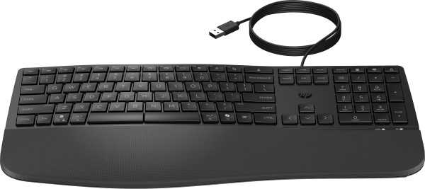 HP 480 Comfort Wired Keyboard toetsenbord Thuis USB Zwart