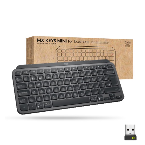 Logitech Mx Keys Mini For Business toetsenbord RF-draadloos + Bl