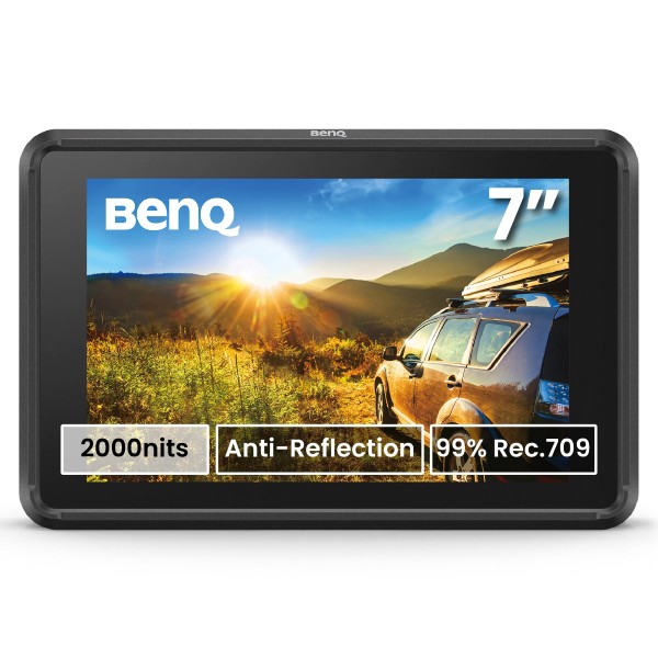 BenQ PVS7 17,8 cm (7") Zwart 1920 x 1080 Pixels LED backlig