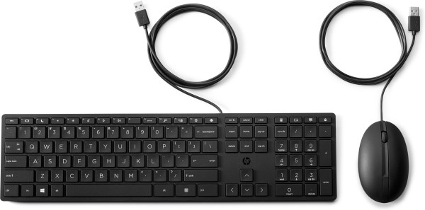 HP Wired Desktop 320MK Mouse and Keyboard toetsenbord Inclusief