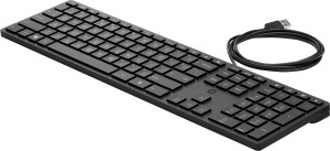 HP Wired Desktop 320K Keyboard toetsenbord USB Zwart