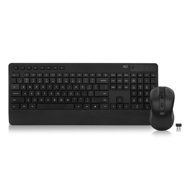 ACT AC5725 toetsenbord Inclusief muis Universeel RF Draadloos Zw