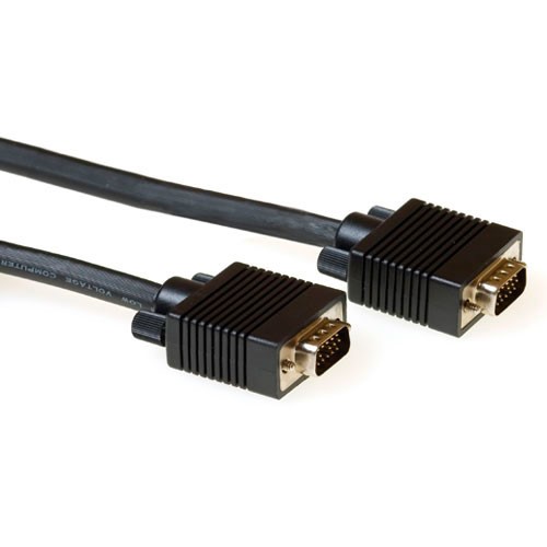 ACT VGA connection cable male-male black 1.8 m VGA kabel 1,8 m V