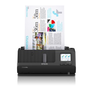 Epson ES-C380W Scanner met ADF + invoer voor losse vellen 600 x