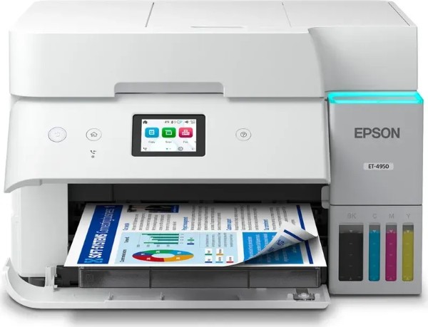 Epson EcoTank ET-4956 Inkjet A4 4800 x 1200 DPI 35 ppm Wifi Epson EcoTank ET-4956 Inkjet A4 4800 x 1200 DPI 35 ppm Wifi