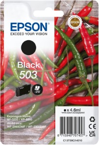 Epson 503 inktcartridge 1 stuk(s) Origineel Normaal rendement Zw