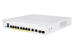 Cisco CBS350-8P-E-2G-EU netwerk-switch Managed L2/L3 Gigabit Eth