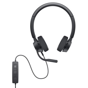 DELL WH3022 Headset Bedraad Hoofdband Kantoor/callcenter Zwart