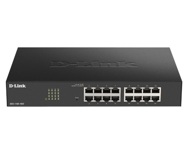 D-Link DGS-1100-16V2 Managed L2 Gigabit Ethernet (10/100/1000) Z D-Link DGS-1100-16V2 Managed L2 Gigabit Ethernet (10/100/1000) Z