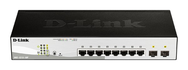 D-Link DGS-1210-10P Managed L2 Gigabit Ethernet (10/100/1000) Po D-Link DGS-1210-10P Managed L2 Gigabit Ethernet (10/100/1000) Po