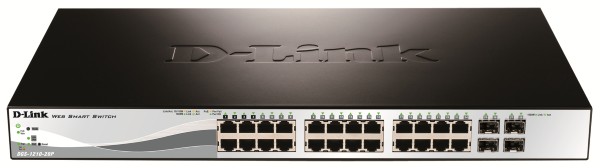 D-Link DGS-1210-28P Managed L2 Gigabit Ethernet (10/100/1000) Po