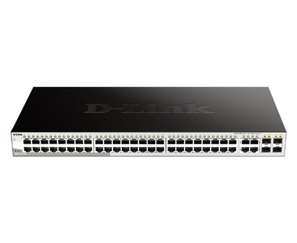 D-Link DGS-1210-52 Managed L2 Gigabit Ethernet (10/100/1000) 1U