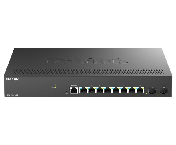D-Link DMS-1250-10S/E netwerk-switch Managed 2.5G Ethernet (100/ D-Link DMS-1250-10S/E netwerk-switch Managed 2.5G Ethernet (100/