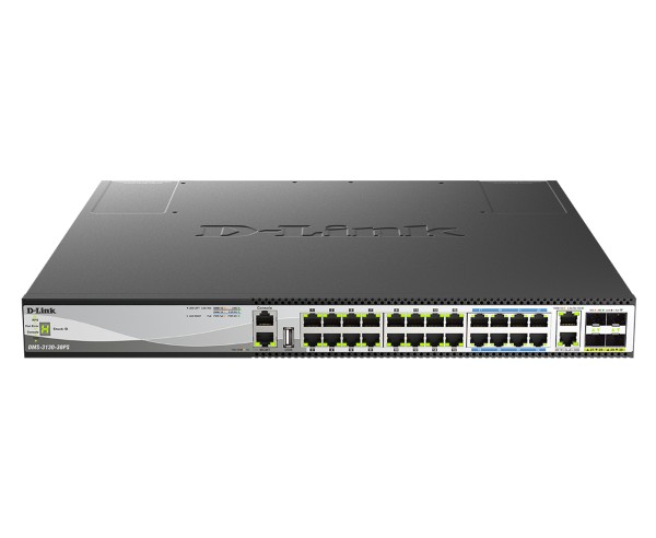 D-Link DMS-3130-30PS netwerk-switch Managed L3 2.5G Ethernet (10