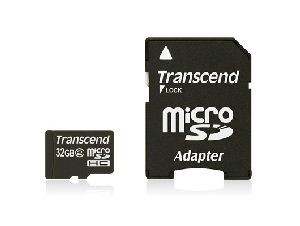 Micro SDHC 32GB Class 2 with SD Adapter