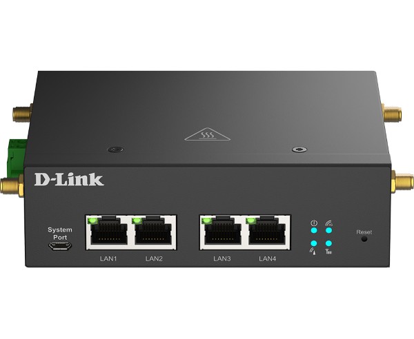 D-Link DWM-314-G bedrade router 4 Gigabit Ethernet Zwart