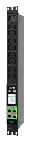 APC EPDU2016M energiedistributie 8 AC-uitgang(en) 1U Zwart