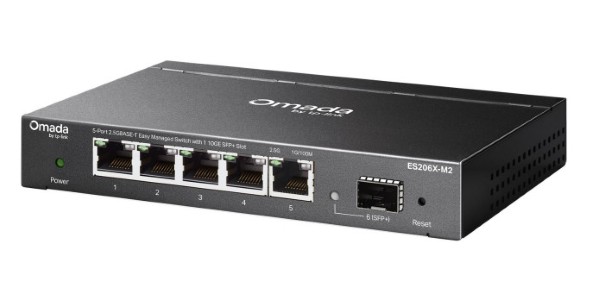 TP-Link Omada ES206X-M2 netwerk-switch Managed L2 2.5G Ethernet