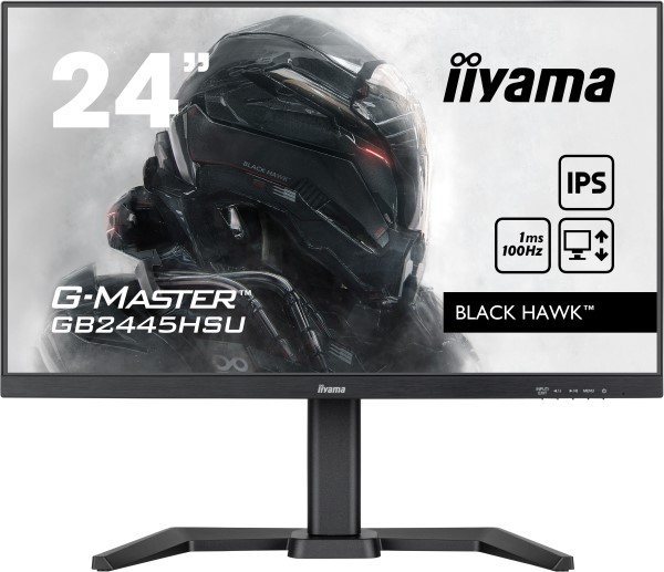 iiyama G-MASTER GB2445HSU-B1 computer monitor 61 cm (24") 1