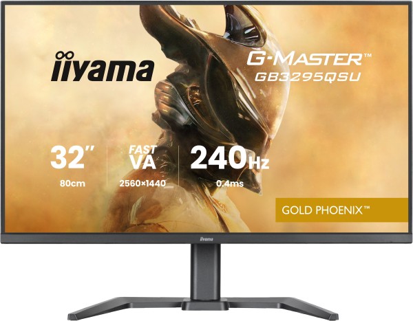 iiyama G-MASTER GB3295QSU-B1 computer monitor 80 cm (31.5") iiyama G-MASTER GB3295QSU-B1 computer monitor 80 cm (31.5")