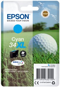 Epson Golf ball C13T34724010 inktcartridge 1 stuk(s) Origineel H