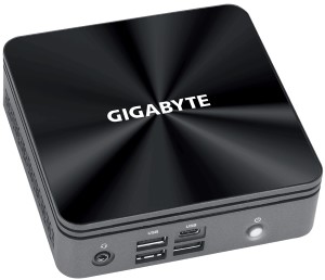 Gigabyte GB-BRI7-10710 PC/workstation barebone Zwart BGA 1528 i7