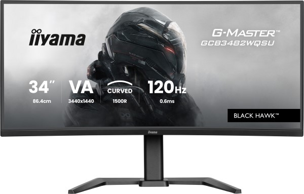 iiyama GCB3482WQSU-B1 computer monitor 86,4 cm (34") 1440 x iiyama GCB3482WQSU-B1 computer monitor 86,4 cm (34") 1440 x