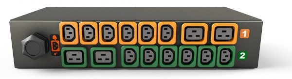 Vertiv Geist GI30032L energiedistributie 16 AC-uitgang(en) 2U Zw