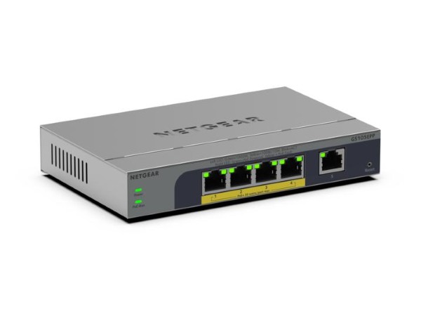 NETGEAR GS105EPP Unmanaged Gigabit Ethernet (10/100/1000) Power NETGEAR GS105EPP Unmanaged Gigabit Ethernet (10/100/1000) Power
