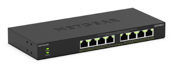 NETGEAR GS308LP Unmanaged Gigabit Ethernet (10/100/1000) Power o