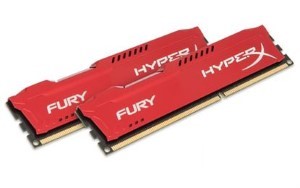 HyperX/8G 1866Mh DDR3CL10DIM FuryRed Kx2