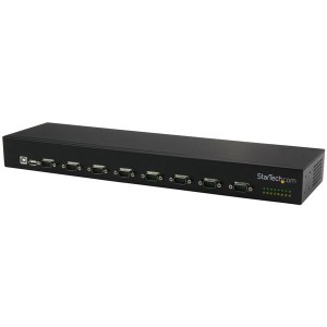 StarTech.com ICUSB23208FD interface hub USB 2.0 Zwart