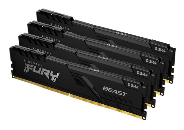 Kingston Technology FURY Beast geheugenmodule 4 x 32 GB