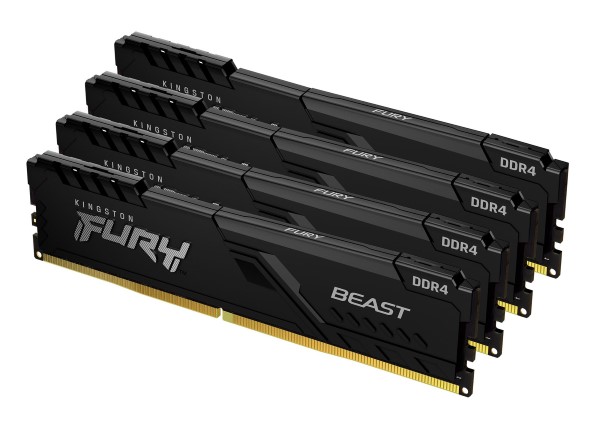 Kingston Technology FURY Beast geheugenmodule 4 x 32 GB