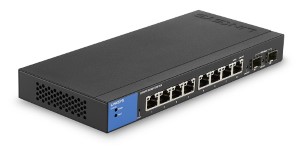 Linksys LGS310C Managed Gigabit Ethernet (10/100/1000) Zwart