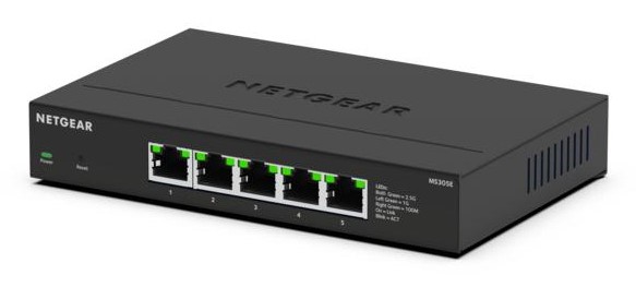 NETGEAR MS305E Unmanaged 2.5G Ethernet (100/1000/2500) Zwart NETGEAR MS305E Unmanaged 2.5G Ethernet (100/1000/2500) Zwart