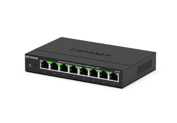 NETGEAR MS308 Unmanaged 2.5G Ethernet (100/1000/2500) Zwart