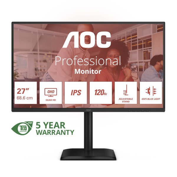 AOC E4 Q27E4U computer monitor 68,6 cm (27") 2560 x 1440 Pi