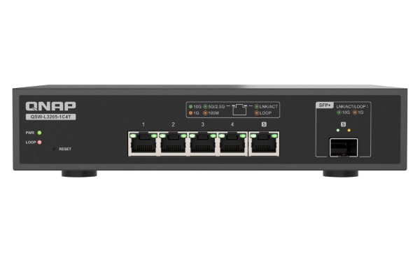 QNAP QSW-L3205-1C4T 4 Managed 10G Ethernet (100/1000/10000) Desk