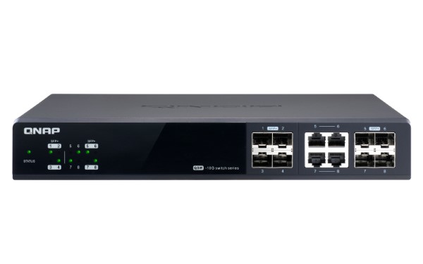 QNAP QSW-M804-4C netwerk-switch Managed 10G Ethernet (100/1000/1 QNAP QSW-M804-4C netwerk-switch Managed 10G Ethernet (100/1000/1