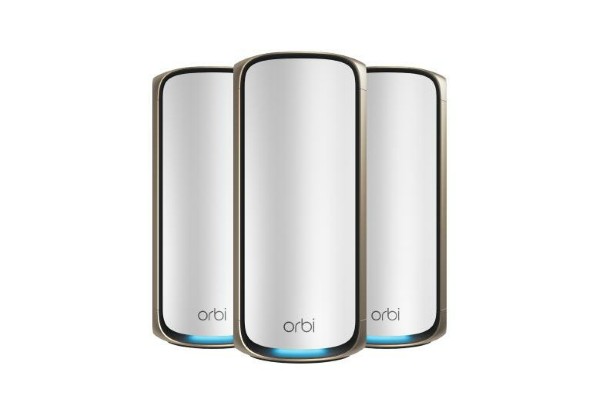 NETGEAR Orbi 970 Series Quad-Band WiFi 7, 3-Pack Quad-band (2.4